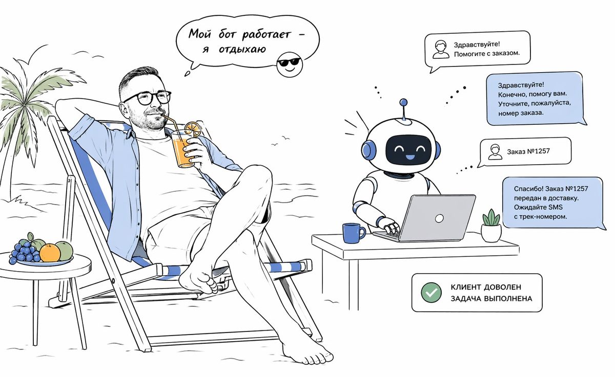 Мой бот работает — я отдыхаю