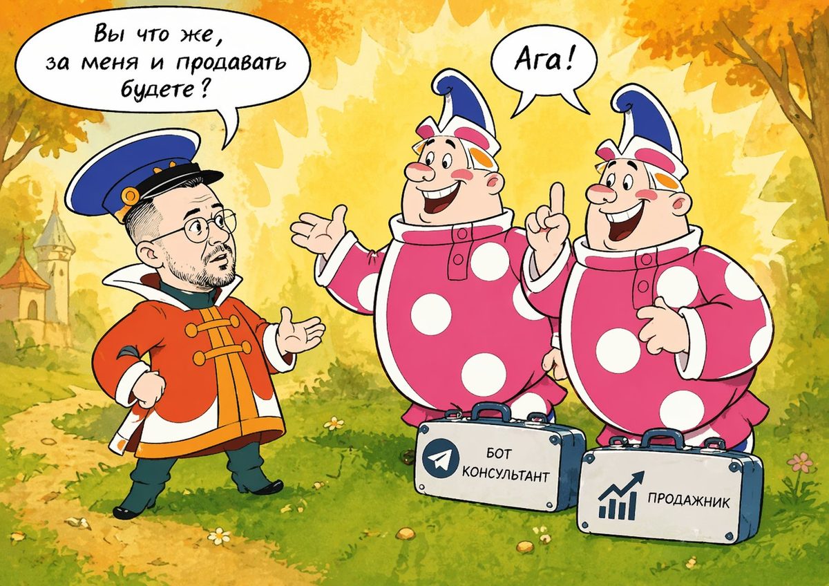 Вы что же, за меня и продавать будете? — Ага!